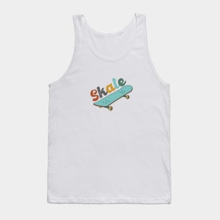 Retro skateboard Tank Top